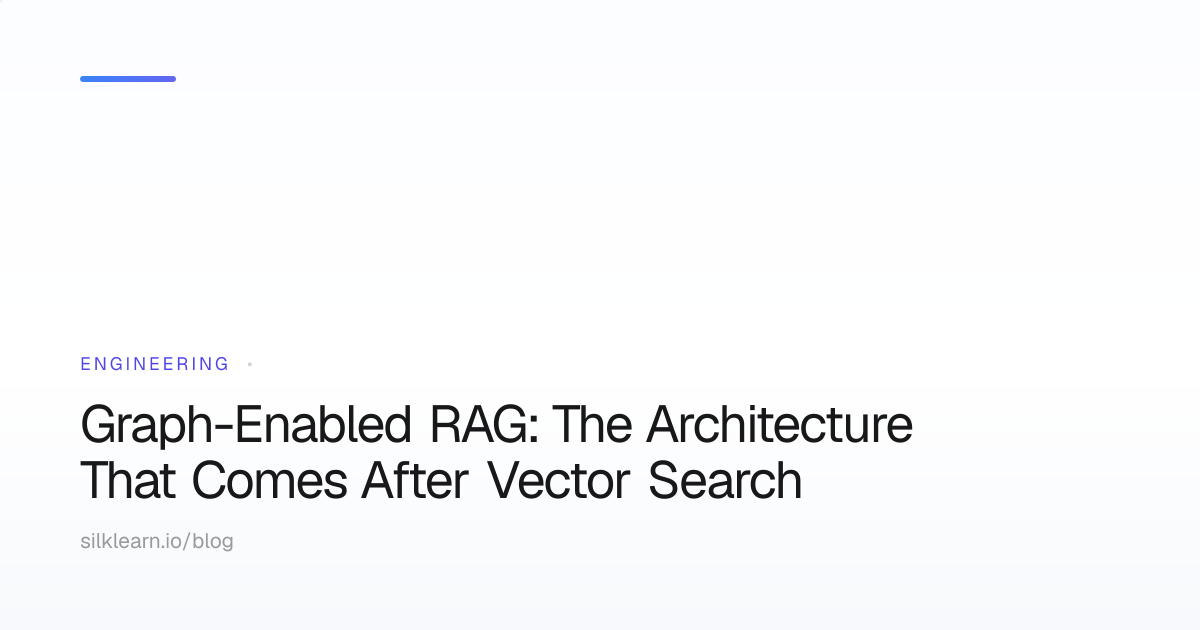 Graph-Enabled RAG: The Architecture That Comes After Vector Search ...